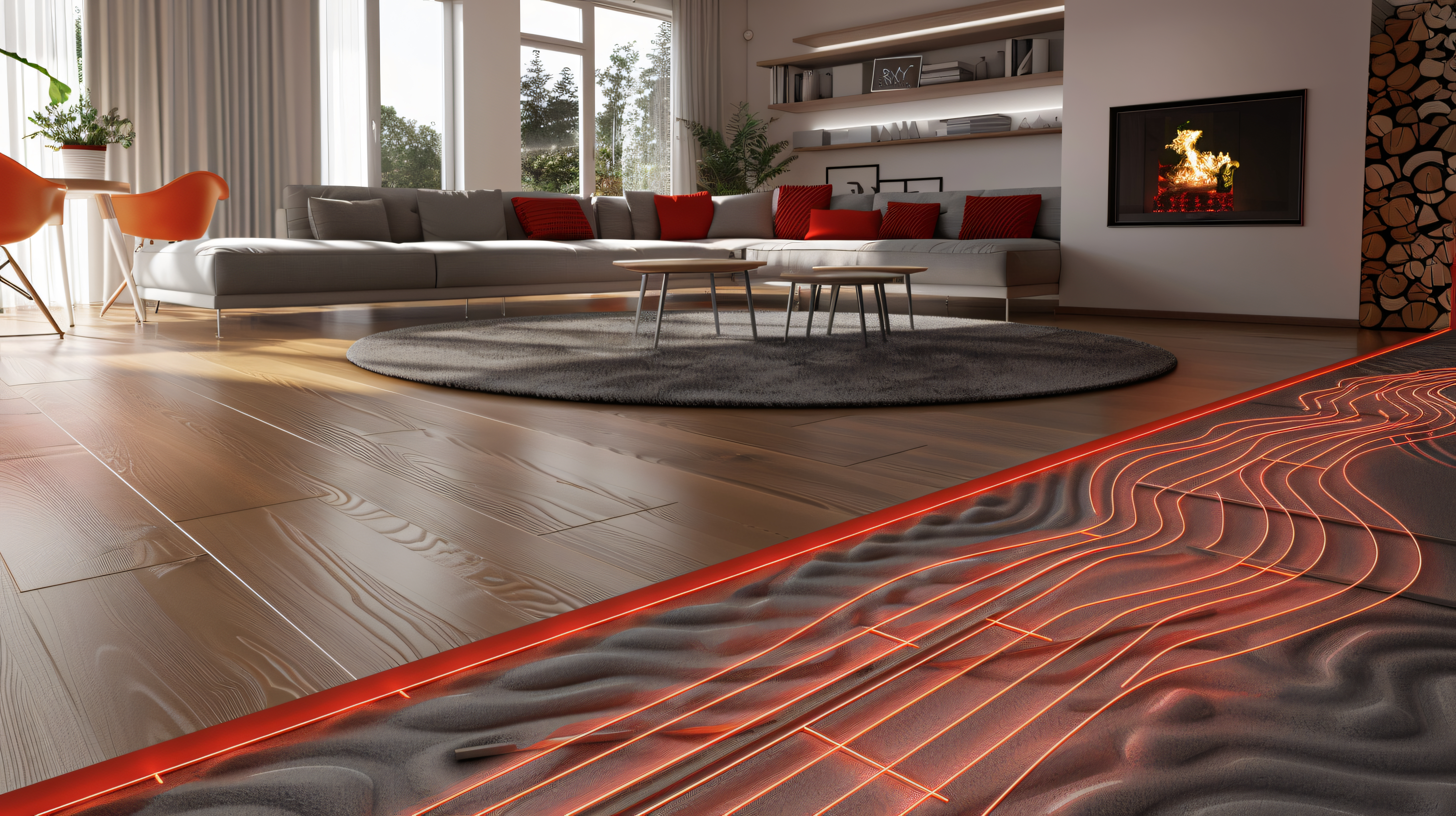 Installation plancher chauffant
