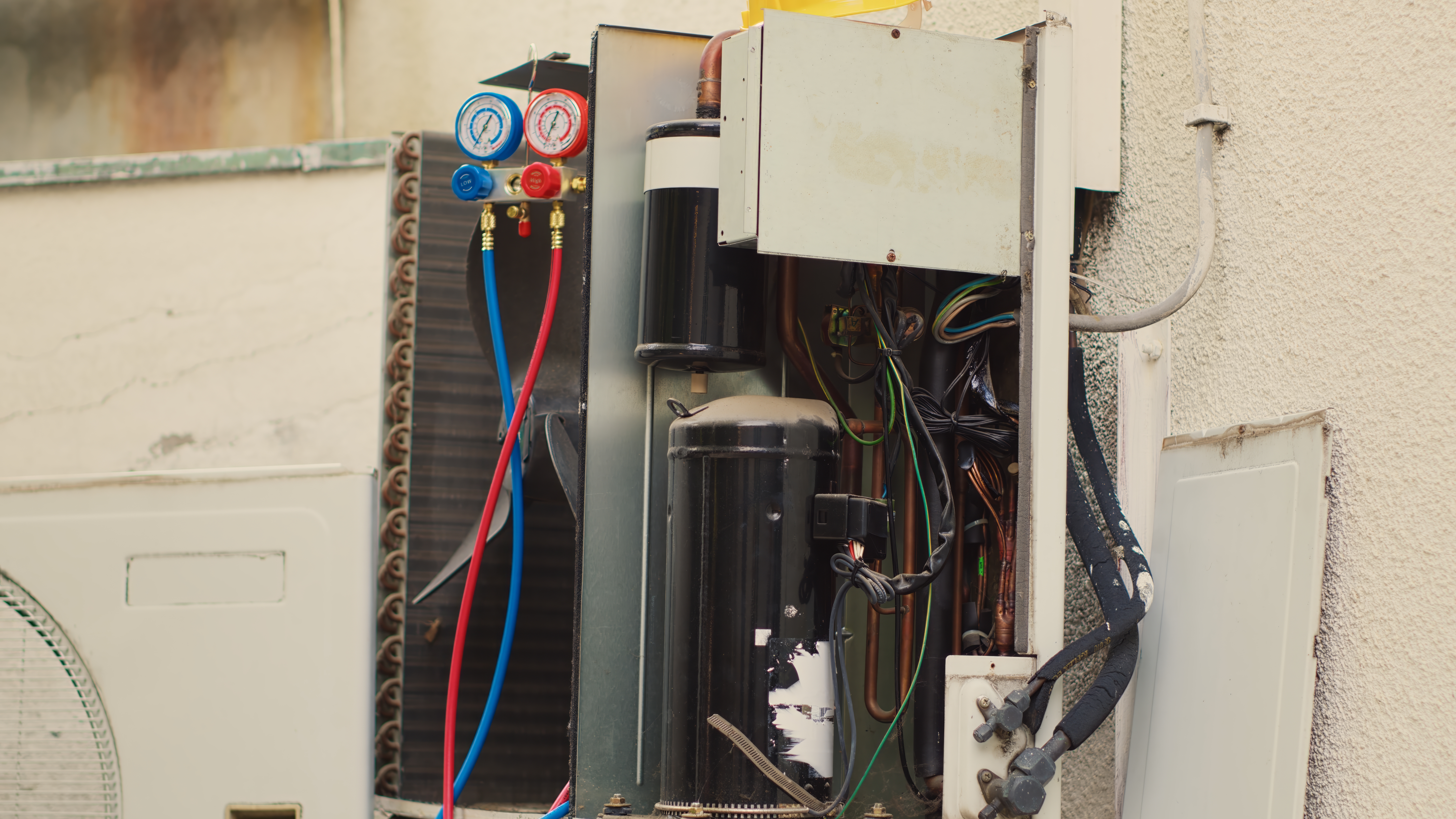 Installation d'une pompe à chaleur extérieure